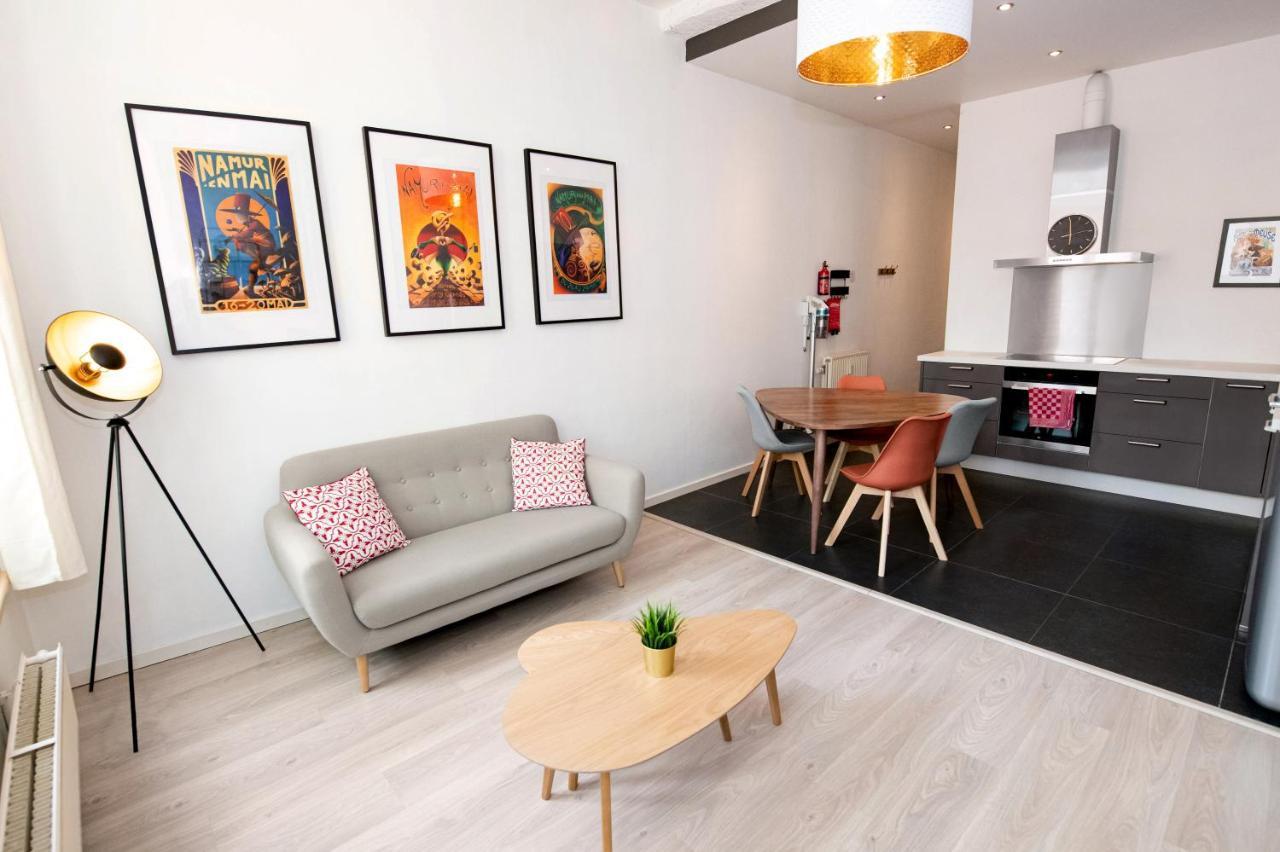Les Cerisiers - Appart De Standing A Namur Centre ภายนอก รูปภาพ