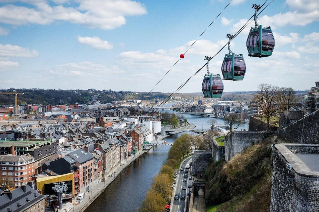 Les Cerisiers - Appart De Standing A Namur Centre ภายนอก รูปภาพ